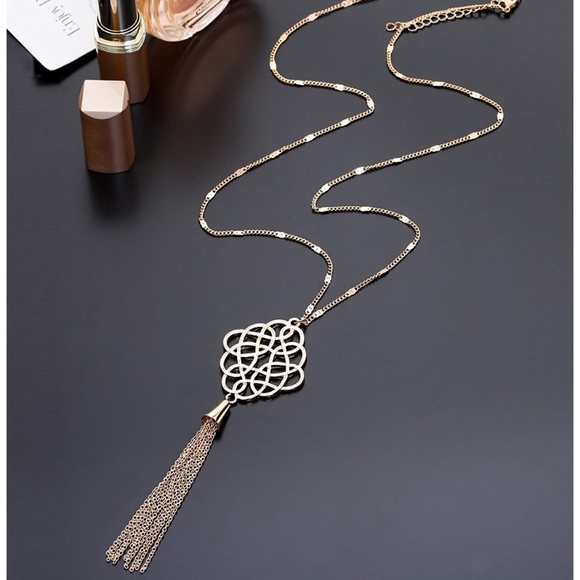‼️BOGO FREE Long Chain Pendant Tassel Necklace - Picture 3 of 6